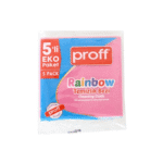 Proff Rainbow Temizlik Bezi (5'li)