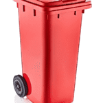 Şenyayla Kırmızı Çöp Konteyneri (120 Lt)