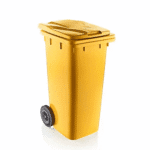 Şenyayla Sarı Çöp Konteyneri (120 Lt)