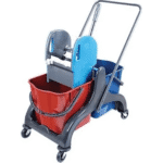 Zeysa Çift Kovalı Temizlik Arabası